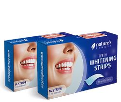 Whitening Strips 1+1 | Profesionálne zubné bielenie | Šetrné k povrchu zubu | Trvalé účinky | Pokročilá formula | Komfortné priliehanie | 20 prúžkov
