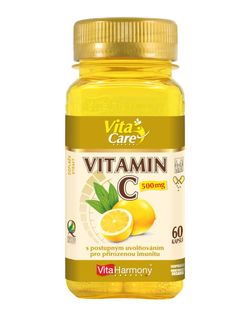 Vitamín C 500 mg s postupným uvoľňovaním - 60 cps.