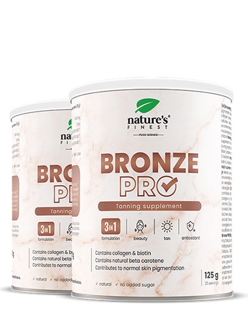 Bronze Pro 1+1 | Prírodný nápoj na zosilnenie opálenia