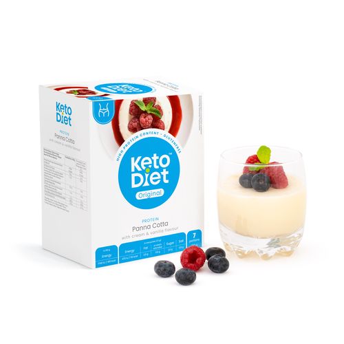 Proteínová panna cotta – príchuť smotana a vanilka (7 porcií)