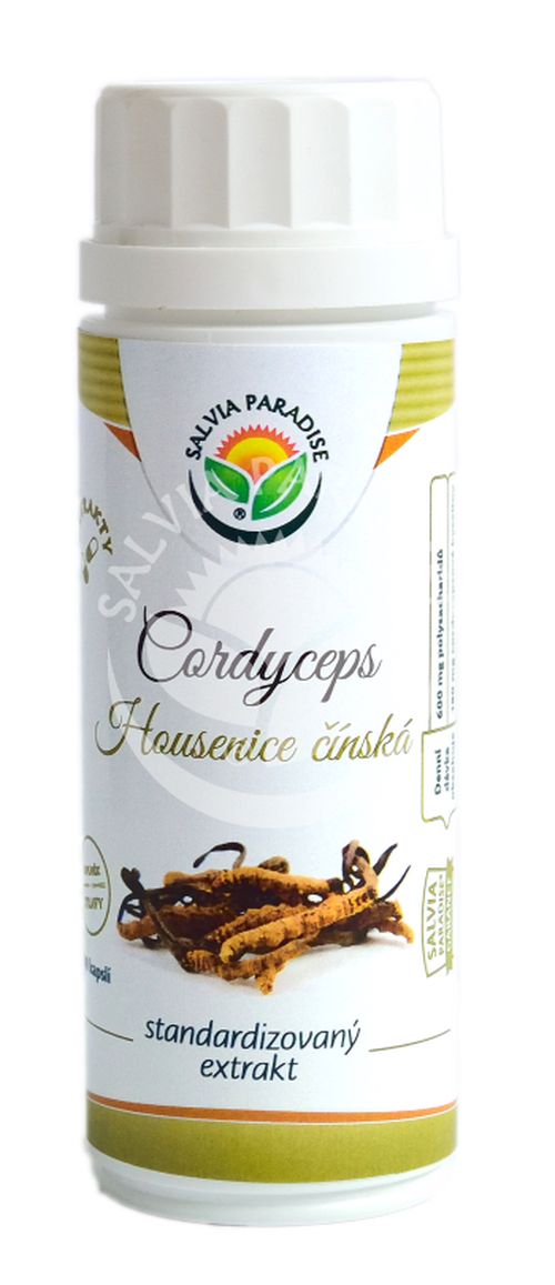 Salvia Paradise Cordyceps - Húsenica čínska - štandardizovaný extrakt 100 kapslí