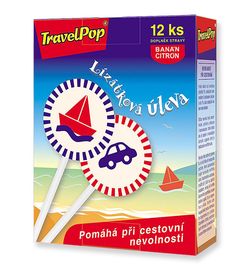 TravelPop® lízanky pri cestovnej nevoľnosti 12 ks