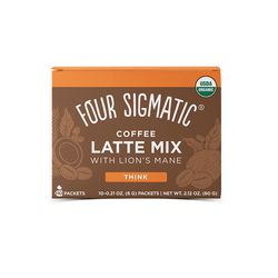 BrainMax Four Sigmatic Lion's Mane Mushroom Coffee Latte mix
