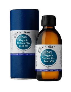 Viridian Golden Flax Seed Oil 200ml Organic (olej z lněných semínek)