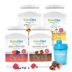 4-týždňové keto nápoje INTENSE 1. krok - 100% keto diéta