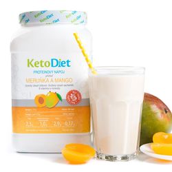 Keto nápoj s príchuťou marhule a manga na 1 týždeň (35 porcií) - KetoDiet - 100% keto diéta