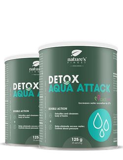Detox Aqua Attack 1+1 ZADARMO | Snížení Zadržování Vody