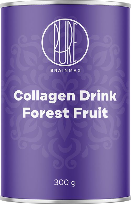 BrainMax Pure Collagen Drink, kolagén nápoj, lesné ovocie 300 g Kolagén nápoj s príchuťou lesného ovocia