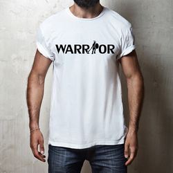 Tričko Warrior biele S