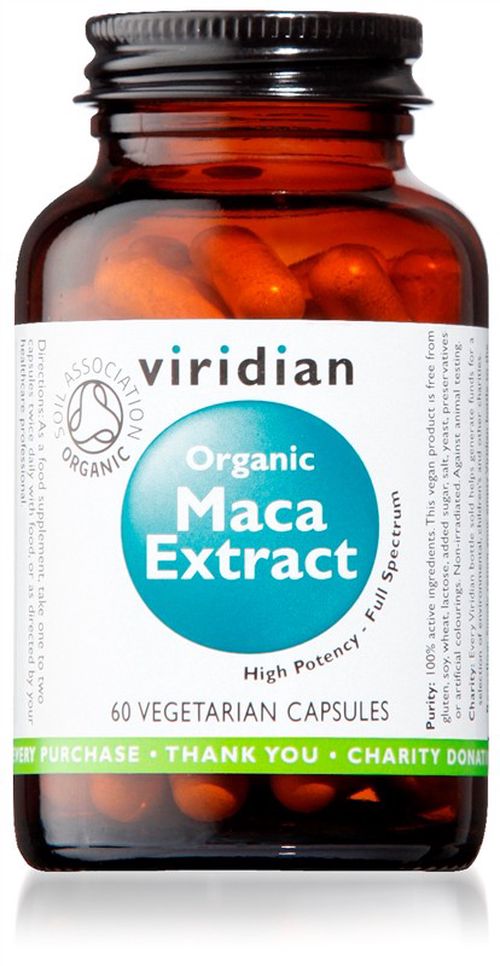 Viridian Maca Extract 60 kapslí Organic