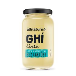 Allnature GHI - 100% maslový tuk 1000 ml