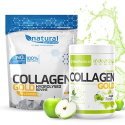 Collagen Gold - hydrolyzovaný kolagén 300g Stevia Apple Fresh