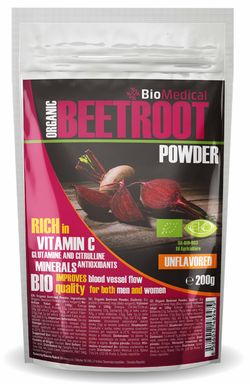 Organic Beetroot Powder - Bio prášok z červenej repy 200g