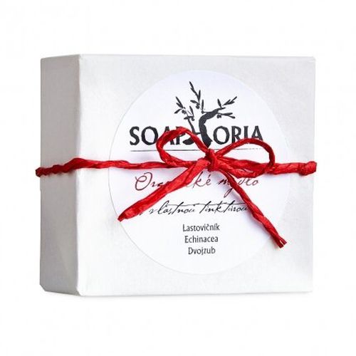 Soaphoria - Organické mýdlo na lupénku, ekzém a problematickou pokožku s vlastní tinkturou, 150 g