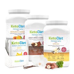 4-týždňové keto nápoje INTENSE 2. krok - 100% keto diéta