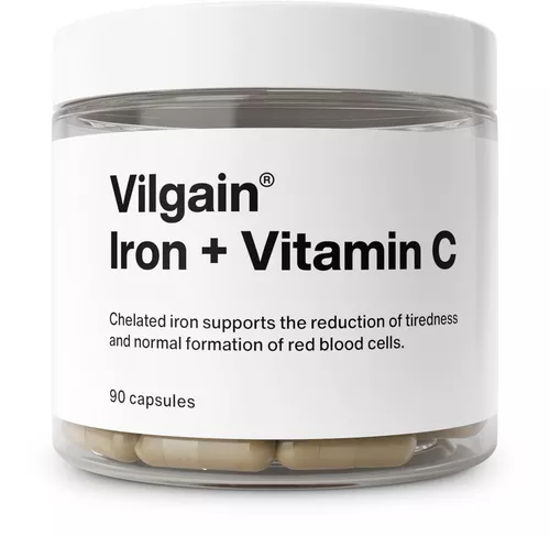 Vilgain Železo + Vitamín C 90 kapsúl