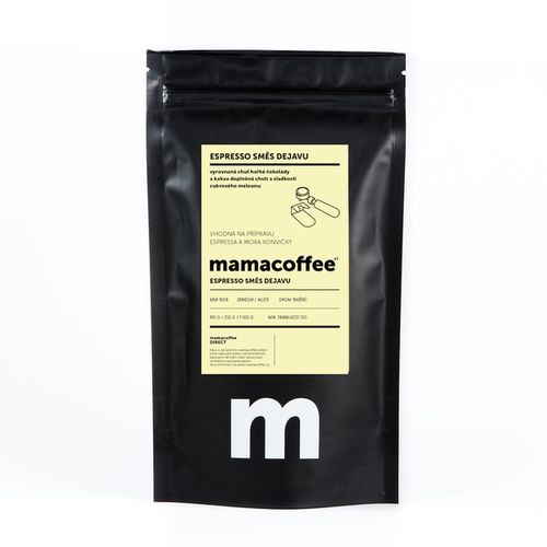 Mamacoffee - Espresso směs Dejavu, 100g Druh mletie: Mletá, Expirace 25.10.2020