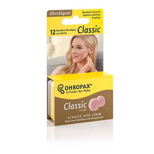 Ohropax Classic chrániče sluchu - 6 párov