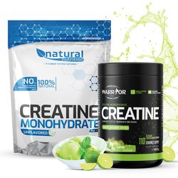 Creatine monohydrate - Kreatín monohydrát 600g Lime Sorbet