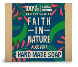 Faith in Nature rastlinné tuhé mydlo s pravým aloe vera, 100 g