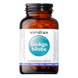 Viridian Ginkgo Biloba 60 kapsúl