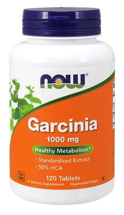 NOW® Foods NOW Garcinia, 1000 mg, 120 tablet