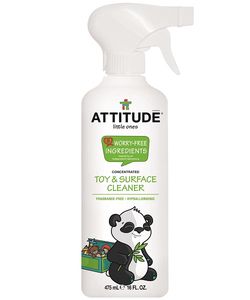 Attitude - čistiaci prostriedok na detské povrchy/hračky - bez vône s rozprašovačom, 475 ml