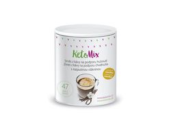 KetoMix Instantná káva na podporu chudnutia s príchuťou vanilky (47 porcií)