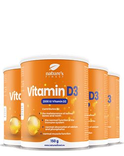 Vitamín D3 v prášku 3+1 ZDARMA*