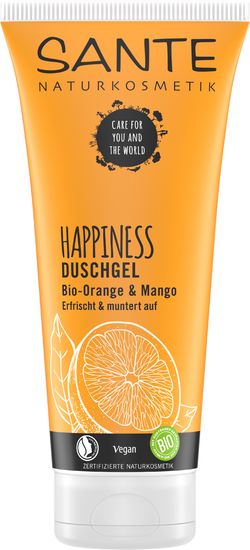 Sante  - Sprchový gel Happiness, Bio Pomeranč & Mango