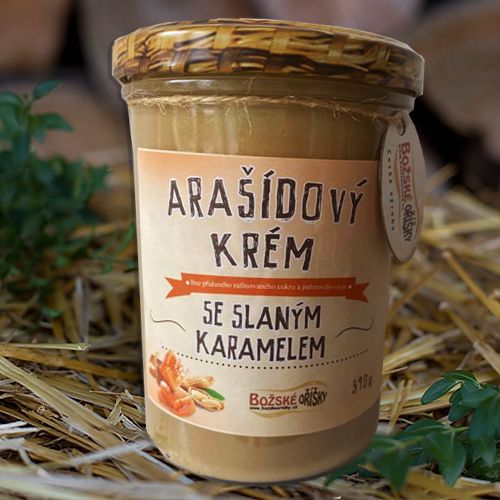 Božské Oříšky - Arašidový krém so slaným karamelom, 390g