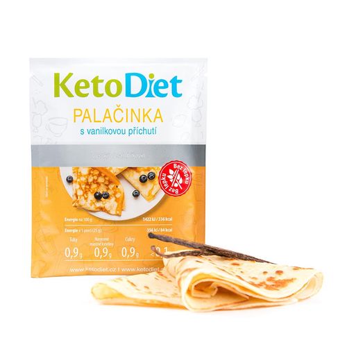 KetoDiet Proteínová palacinka s vanilkovou príchuťou (7 porcií) - 100% keto diéta