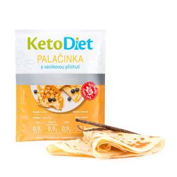 KetoDiet Proteínová palacinka s vanilkovou príchuťou (7 porcií) - 100% keto diéta