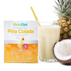 KetoDiet Proteínový nápoj s príchuťou Piňa Colady (7 porcií) - 100% keto diéta
