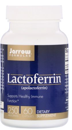 Jarrow Formulas Jarrow Lactoferrin (laktoferín), 250 mg, 60 softgélových kapsúl