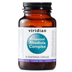 Viridian Enhanced Rhodiola Complex 30kapslí (Rozchodnice růžová s adaptogeny)