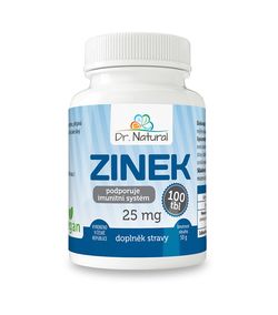 Dr.Natural Zinok 25 mg 100 tbl.