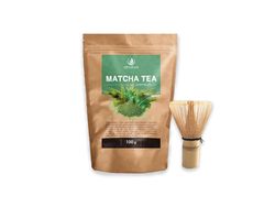 Allnature Matcha Tea 100g & Japonská metlička