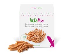 KetoMix Proteínové cestoviny penne (10 porcií) 300 g