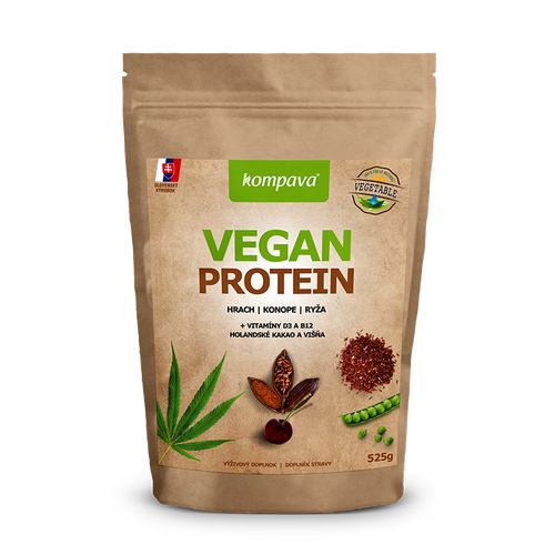 VEGAN PROTEIN 525 g/15 dávok, čokoláda-višňa