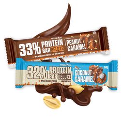 Protein Bar DeLuxe – Proteínová tyčinka 18x50g Coconut Caramel