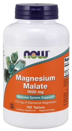 NOW® Foods NOW Magnesium Malate, 180 tablet