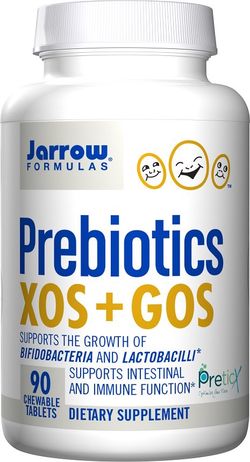 Jarrow Formulas Jarrow Prebiotics XOS + GOS, 90 žvýkacích pastilek