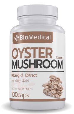 Oyster Mushroom Extract – extrakt z Hlivy ustricovej 100 caps