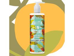 Faith in Nature Fait in Nature - Mléko na tělo a ruce, grapefruit a pomeranč, 400 ml
