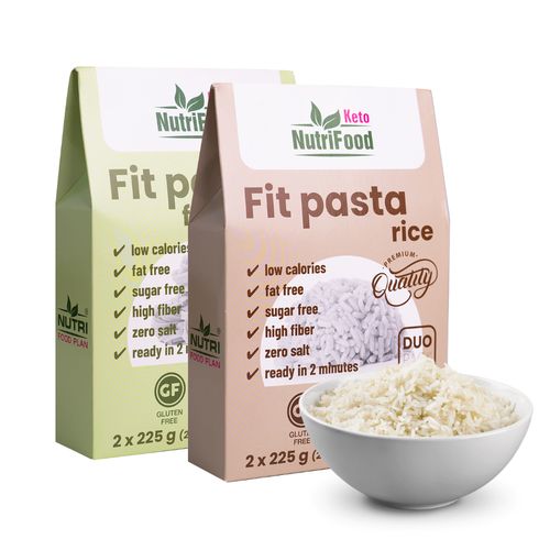 Fit Pasta ryža, špagety a fettuccine MULTIPACK (6 porcií)