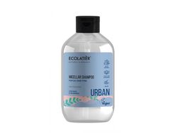 Ecolatiér Urban - Micelární šampon pro všechny typy vlasů, kokos a moruše, 600 ml