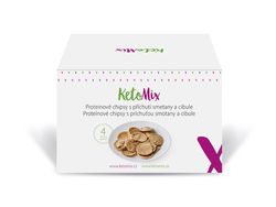 KetoMix Proteínové chipsy s príchuťou cibulky (4 porcie) 120 g