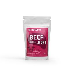 Allnature BEEF Natural jerky - sušené hovädzie mäso 25g