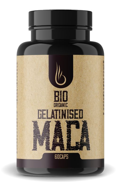 Bio Gelatinizovaná Maca - Vegetariánske kapsuly 60 caps